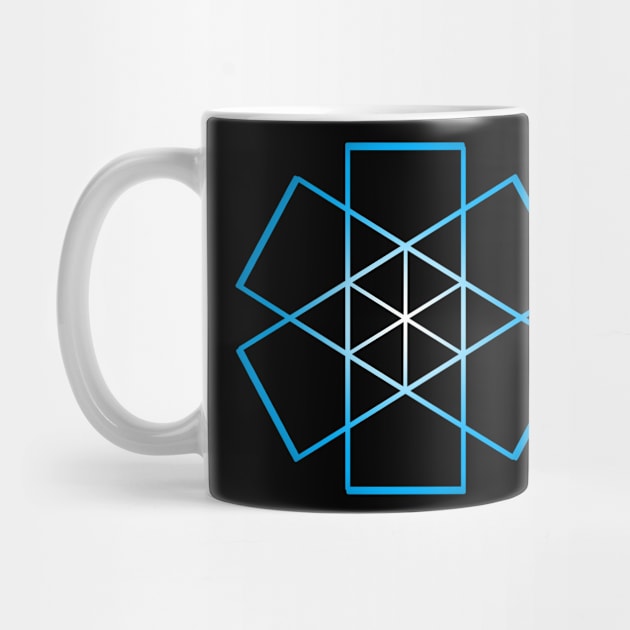 Modern glowing rectangular geometric design by FariDesigns 